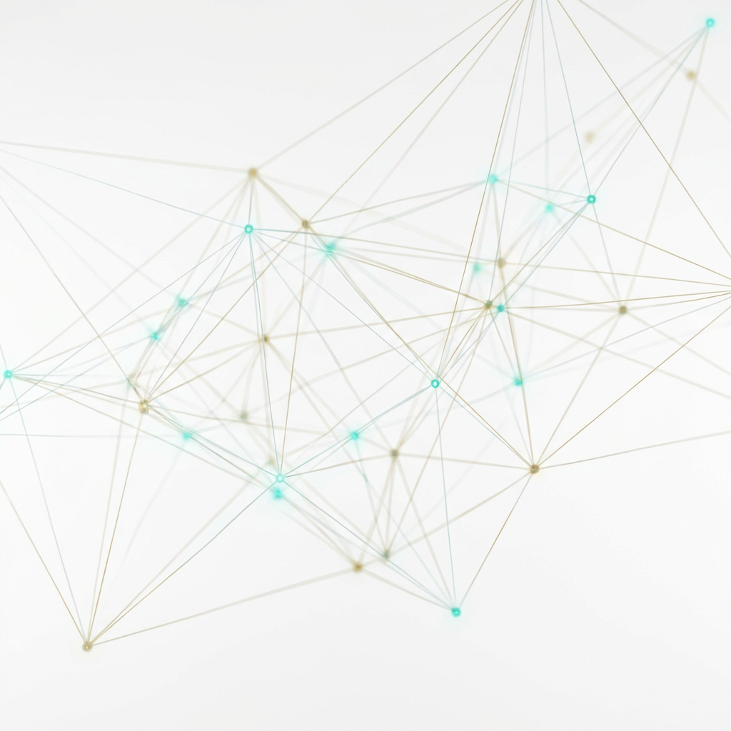 Abstract network connection diagram — IT consulting and infrastructure planning